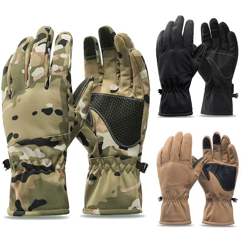 Fishing Gloves - Tactics Outdoors Camouflage Hunting Warm Non-Slip