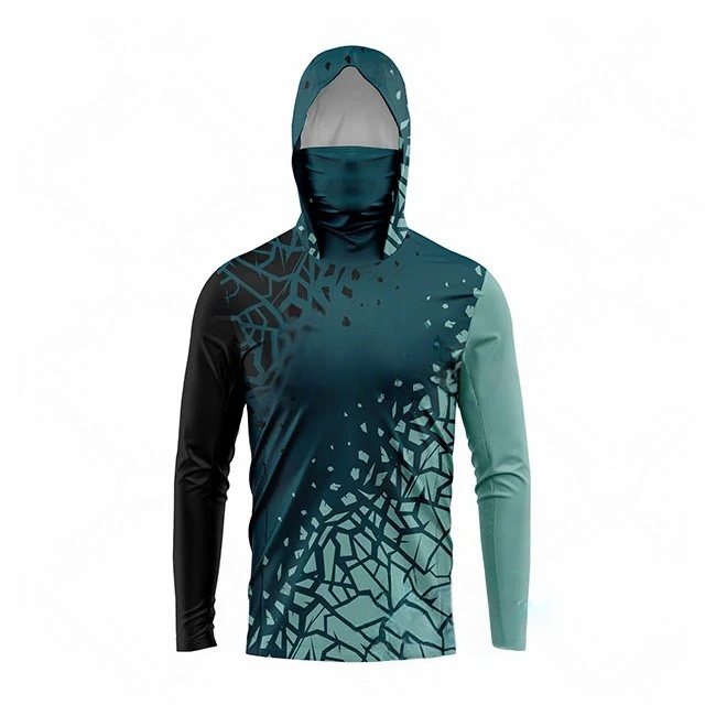 MALFC Fishing Apparel Men Hood - Fishing Shirt Uv Protection review and price