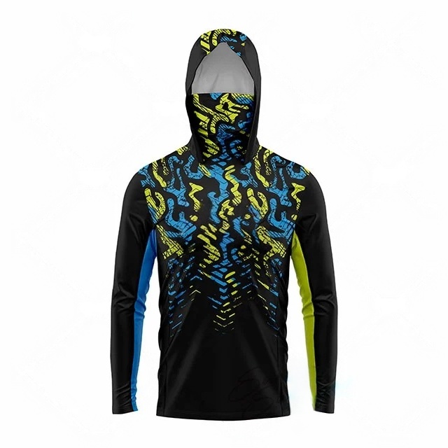 MALFC Fishing Apparel Men Hood - Fishing Shirt Uv Protection review and price